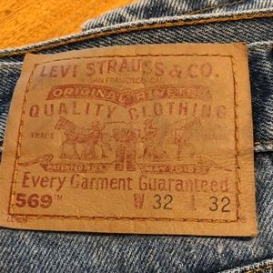 Vintage Levis 569 100% Cotton 32x32